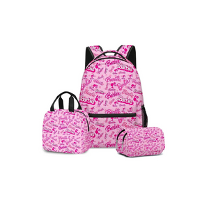 Barbie School Backpack Bag For Girls Kids Set