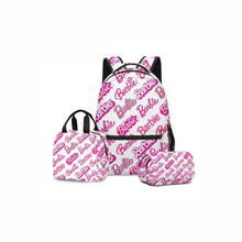 Barbie School Backpack Bag For Girls Kids Set