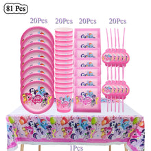 Cartoon My Little Pony Birthday Supplies