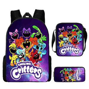 Smiling Critters School Backpack Bag For Kids Girls