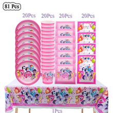 Cartoon My Little Pony Birthday Supplies