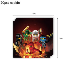 Cartoon Ninjago Birthday Theme Supplies