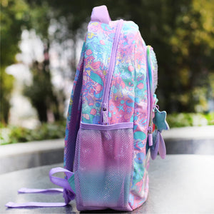 Cartoon Little Mermaid Ariel School Backpack Bag For Kids Girls