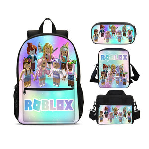 Roblox School Backpack Bag For Kids Girls