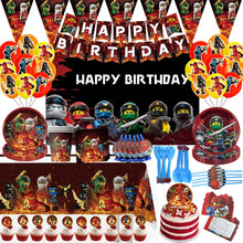 Cartoon Ninjago Birthday Theme Supplies