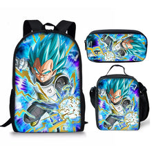 Dragon Ball Z Vegeta School Backpack Bag For Kids Boys