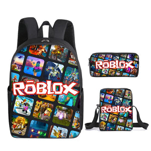 Roblox School Backpack Bag Set For Kids