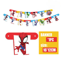 Spiderman and Friends Birthday Theme Supplies