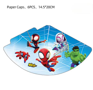 Spiderman and Friends Birthday Theme Supplies