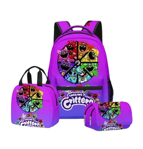 Smiling Critters School Backpack Bag For Kids Girls