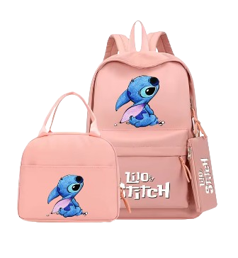 Stitch Lilo School Backpack Bag Set For Girls Boys