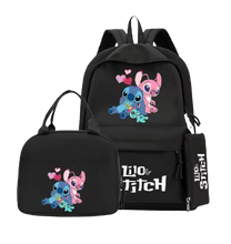 Stitch Lilo School Backpack Bag Set For Girls Boys