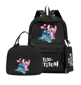 Stitch Lilo School Backpack Bag Set For Girls Boys