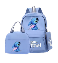 Stitch Lilo School Backpack Bag Set For Girls Boys