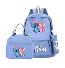 Stitch Lilo School Backpack Bag Set For Girls Boys