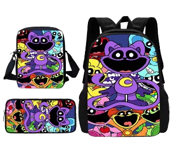 Smiling Critters School Backpack Bag For Kids Girls