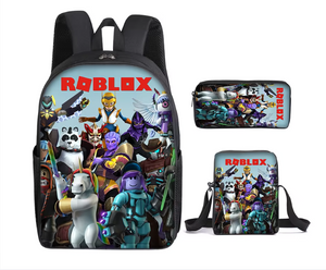 Roblox School Backpack Bag Set For Kids