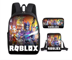 Roblox School Backpack Bag Set For Kids