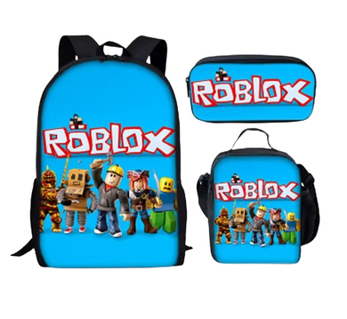 Roblox School Backpack Bag Set For Kids