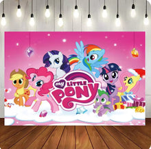 Cartoon My Little Pony Birthday Supplies