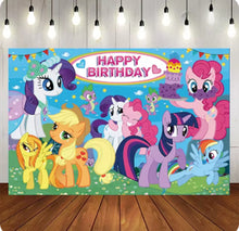 Cartoon My Little Pony Birthday Supplies