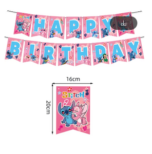 Cartoon Lilo and Stitch Birthday Theme Supplies