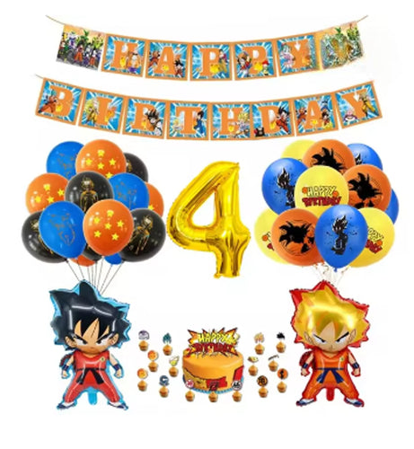 Anime Dragon Ball Z Birthday Theme For Kids