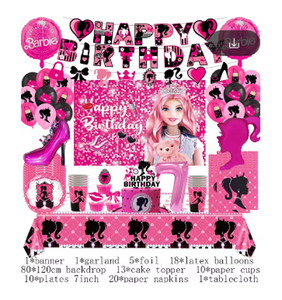 Barbie Birthday Theme Birthday Supplies