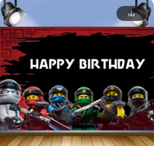 Cartoon Ninjago Birthday Theme Supplies