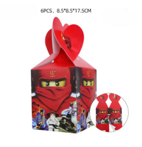 Cartoon Ninjago Birthday Theme Supplies