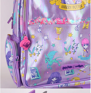 Backpack Children Harry Potter Stationery Purple Cute Backpack Water Cup Student Gift