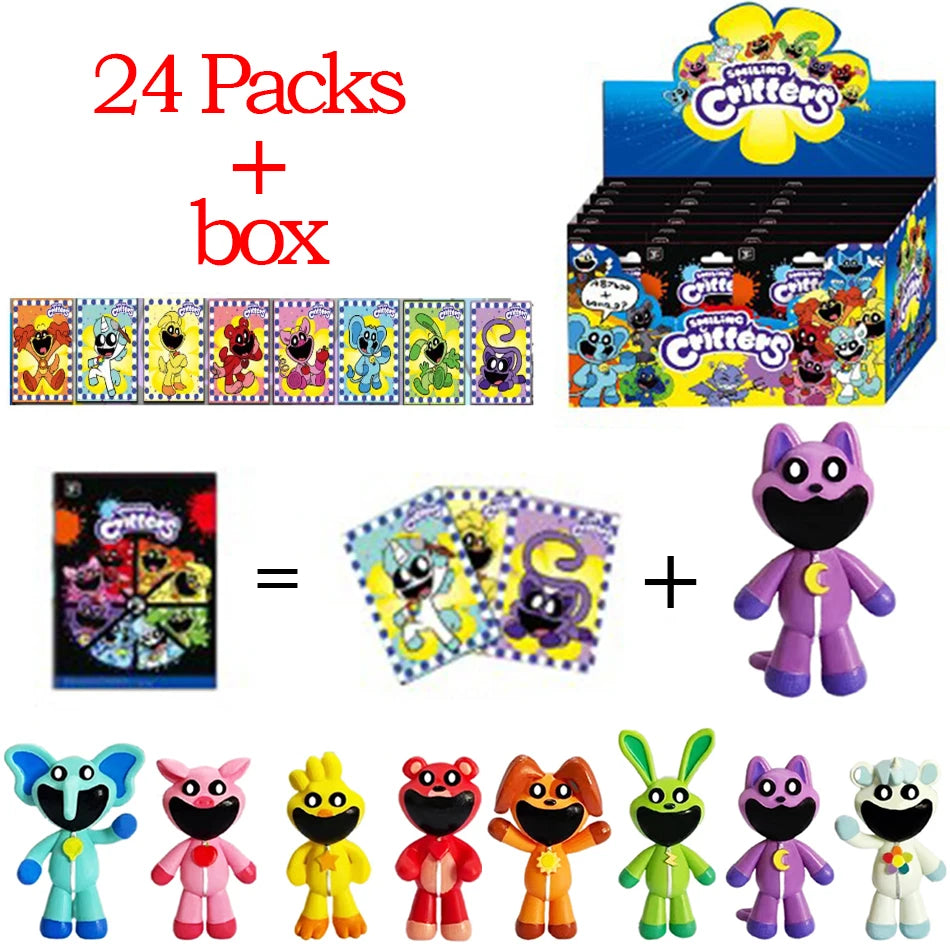 Anime Smiling Critters Figures Mystery Box Decorative Toys For Kids Birthday & Christmas Gifts