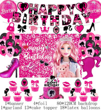 Barbie Birthday Theme Birthday Supplies