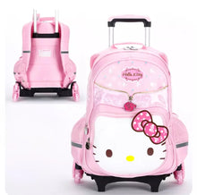 Sanrio Hello Kitty School Trolley Backpack Bag For Kids Girls